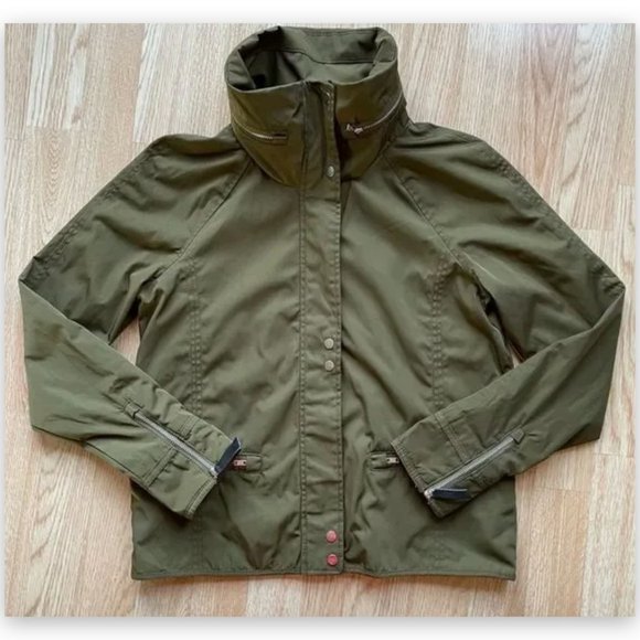 Abercrombie & Fitch Green Water and Wind Resistant Heavy Jacket - Picture 2 of 8